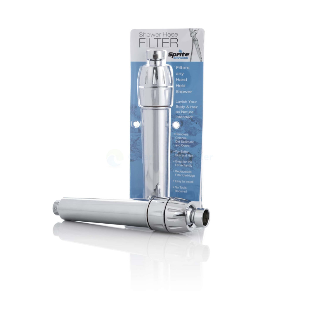 Sprite Showers HF2-CM Chrome Shower Hose Filter - 3 Month Replacement Cartridge For Chlorine Removal