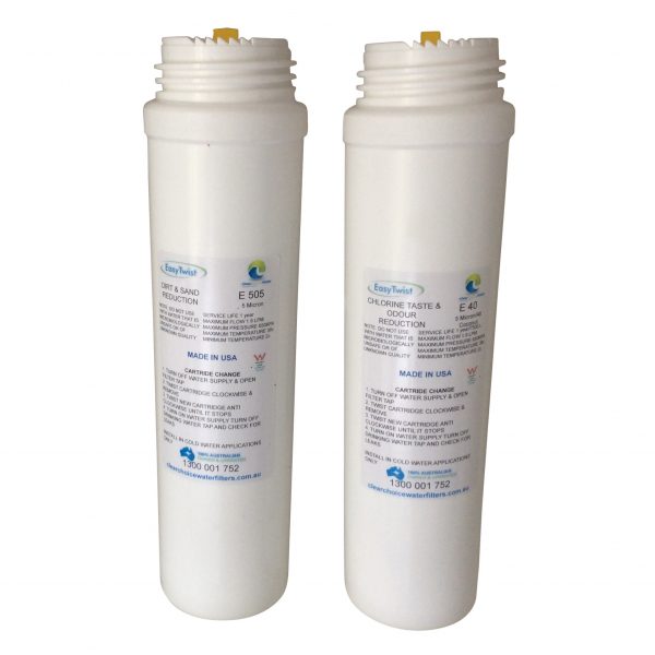 e505 and e40 water filter cartridges